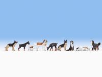 NOCH 36717 N Honden figuren Geverfd, Zittend, Staand - thumbnail