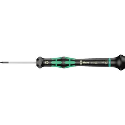 Wera 2067 Elektronica en fijnmechanica Torx-schroevendraaier Grootte T 3 Koplengte: 40 mm