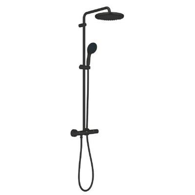 Grohe QuickFix Vitalio Start Systeem 250 Douchesysteem met thermostaatkraan Mat Zwart