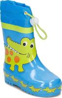 Playshoes regenlaarzen Blauw Krokodil-32-33 - thumbnail