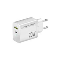 Esperanza EZC105W netvoeding oplader 20W Wit - thumbnail