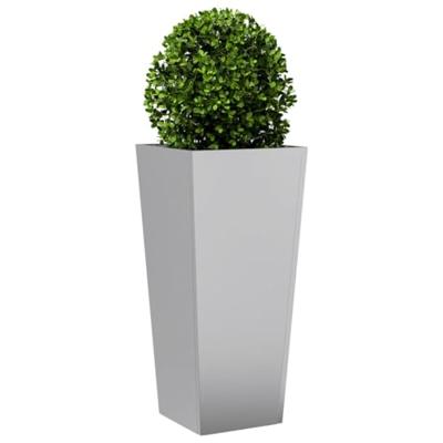 VidaXL Plantenbak 35x35x75 cm gegalvaniseerd staal