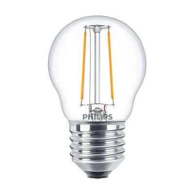Philips LED 34776200 LED-lamp Energielabel E (A - G) E27 Kogel 2 W = 25 W Warmwit (Ø x l) 45 mm x 78 mm 1 stuk(s)