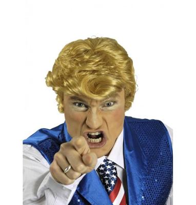 Pruik Don Trumpy Blond