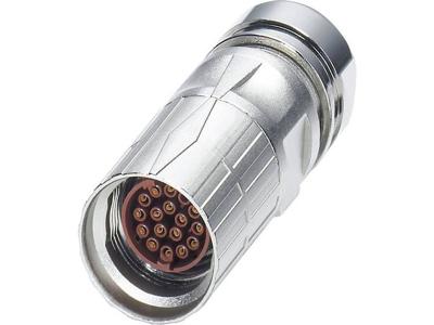 M17 kabelconnector 1607642 ST-17S1N8A8003S Zilver Phoenix Contact Inhoud: 1 stuk(s)