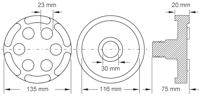 KS Tools 160.0608 Rubberen kussen - thumbnail