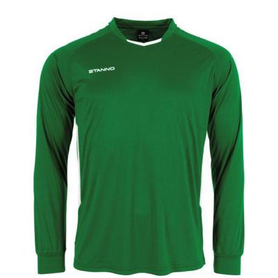 Stanno 411004 First Long Sleeve Shirt - Green-White - M