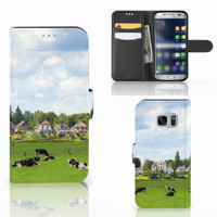 Samsung Galaxy S7 | Telefoonhoesje | Met pasjeshouder | Koeien - thumbnail
