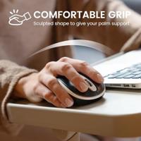 Perixx PERIMICE-721 WB Ergonomische muis Radiografisch Wit-zwart 5 Toetsen - thumbnail