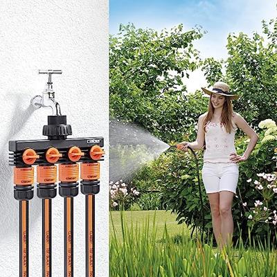 Claber Verdeelstuk 4-weg 8581 - Weerbestendig Kliksysteem voor Efficiënte Tuinbewatering