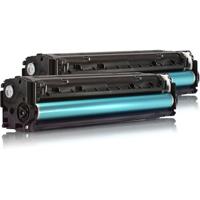 KMP Toner vervangt HP 128A, CE320A Compatibel 2-pack Zwart 2000 bladzijden H-T144D 1227,0021 - thumbnail
