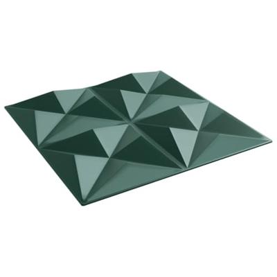 VidaXL 48 st wandpanelen origami 12 m² 50x50 cm xps groen