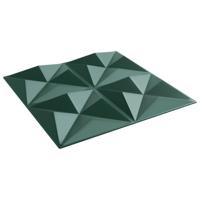 VidaXL 48 st wandpanelen origami 12 m² 50x50 cm xps groen - thumbnail