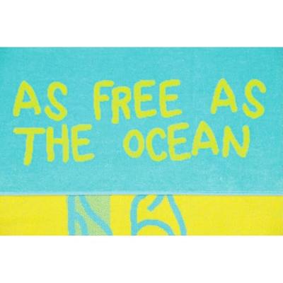 Vossen Vossen Strandlaken free ocean 100x180 light azure