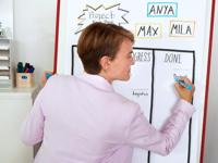 Viltstift edding 385 flipover penseel lichtblauw - thumbnail