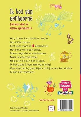 Uitgeverij Kluitman Ik hou van eenhoorns (maar dat is giga geheim) - avi-e3