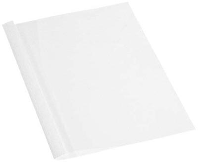 Fellowes thermische omslagen, ft A4, PVC lederlook, rug 1,5 mm, pak van 100 stuks, wit Fellowes thermische omslagen, ft A4, PVC lederlook, rug 1,5 mm, pak van 100 stuks, wit