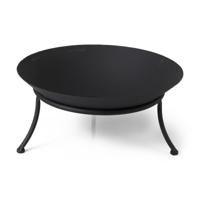 Vuurschaal - zwart - 47x47x21 cm - thumbnail