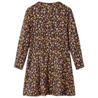 Kinderjurk met lange mouwen 92 marineblauw - thumbnail