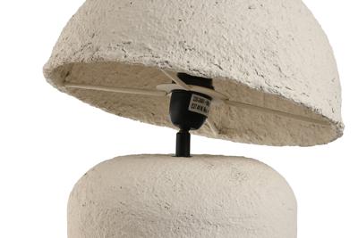 Bureaulamp Home ESPRIT Wit Papier Ijzer 50 W 220 V 30 x 30 x 53 cm