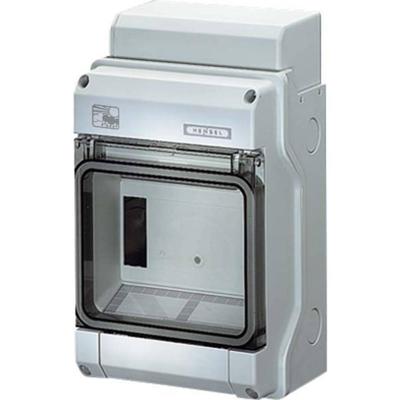 Hensel 61001102 KV PC 9106 Kleine verdeelkast Opbouw (op muur) Aantal groepen: 6 Aantal rijen: 1 Inhoud: 1 stuk(s) Hensel 61001102 KV PC 9106 Kleine verdeelkast Opbouw (op muur) Aantal groepen: 6 Aantal rijen: 1 Inhoud: 1 stuk(s)