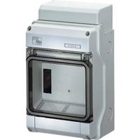 Hensel 61001102 KV PC 9106 Kleine verdeelkast Opbouw (op muur) Aantal groepen: 6 Aantal rijen: 1 Inhoud: 1 stuk(s) - thumbnail