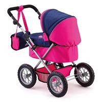 Bayer design poppenwagen Trendy (Donkerroze/blauw) - thumbnail
