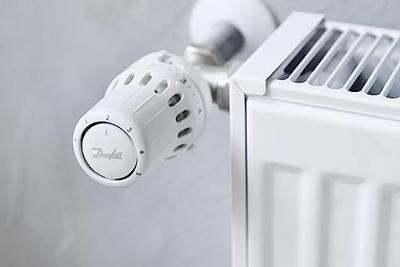 Kirchhoff DANFOSS thermostaatkop, wit, met ingebouwde sensor en nulstand - 013G5110