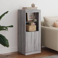 Dressoir met LED-verlichting 41x37x100 cm grijs sonoma eiken - thumbnail