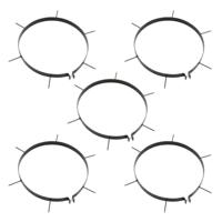 Gazonroller met beluchtingsklemmen 63 L ijzer zwart - thumbnail