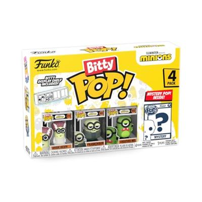 Minions Funko Bitty Pop! 4-Pack: Bride Kevin / Frankenbob / Creature Mel