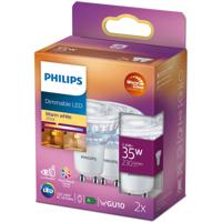 Philips 2,6W - GU10 - 2200-2700K - 230 lumen set van 2 929002065518 - thumbnail