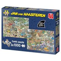 Jumbo Jan van Haasteren safari en storm 2x1000 stukjes - thumbnail