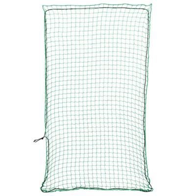 VidaXL Aanhangwagennet elastisch touw 3,5x2 m polypropeen groen