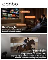 Projector Wanbo 44 MO251021002 3500 lm 1280 x 720 px - thumbnail