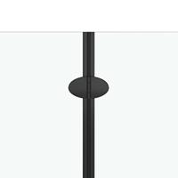 Douche klapwand 120x68x130 cm ESG zwart - thumbnail