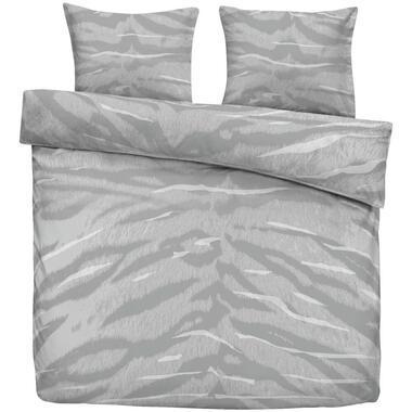 Dekbedovertrek Guyana - grijs - 200x220 cm - Leen Bakker