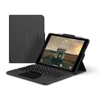 URBAN ARMOR GEAR Rugged Keyboard Case Apple iPad 10.2 (2021/2020/2019) hoes incl. toetsenbord met trackpad [QWERTZ lay-out, LED-achtergrondverlichting, Apple Pencil houder] zwart - thumbnail