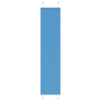 VidaXL Plissé rolgordijn 50x200 cm stofbreedte 49,4 cm polyester blauw - thumbnail