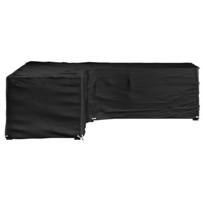Tuinmeubelhoezen met 16 oogjes L-vormig 250x250x70 cm