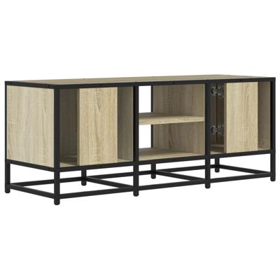 Tv-meubel 180x35x41 cm bewerkt hout sonoma eikenkleurig - thumbnail