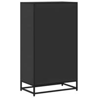 Boekenkast 60x35x107,5 cm bewerkt hout zwart - thumbnail