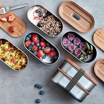 Black+Blum Bento Box - 185x97x120mm - Leisteen
