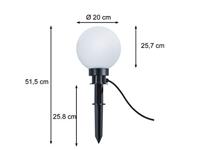 Trio BollampBolo Spike 20cm opaal - R57042001 - thumbnail