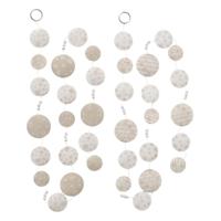 Boltze Home Capiz guirlande snowflake l180cm - thumbnail