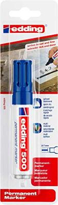 Edding edding 500 4-500003 Permanent marker Blauw Watervast: Ja