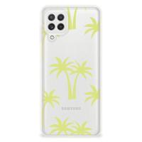 Samsung Galaxy A22 4G | M22 | TPU Case | Palmtrees - thumbnail