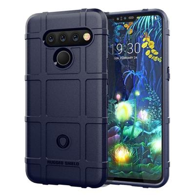 Volledige dekking schokbestendig TPU Case voor LG V50 ThinQ (blauw)