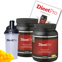 2 potten DieetPro Mango plus Gratis Shaker - thumbnail