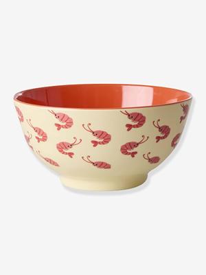 Kom van melamine met krab RICE print 700 ml room